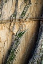 Spectacular El Caminito del Rey The King`s Little Pathway near Malage in Spain