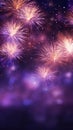 A Spectacular Fireworks Display Lights Up the Night Sky Royalty Free Stock Photo