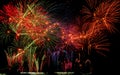 Spectacular Fireworks Extravaganza Royalty Free Stock Photo