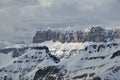 Spectacular Gruppo Cella Mountains, Cella Ronda, D Royalty Free Stock Photo