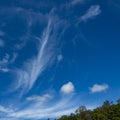 Magnificent white cloud in blue sky. Australia.