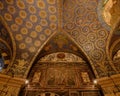 The spectacular interior of the Aachen Cathedral