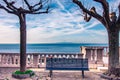 Spectacular Italian panorama, sea view from the Sorrento coast