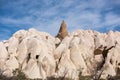 Spectacular karst Landform with limestones in the Goreme of Nevsehir, Cappadocia, Turkey