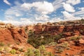 Spectacular landscapes of Canyonlands National park, needles in the sky, in Utah, USA Royalty Free Stock Photo