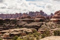 Spectacular landscapes of Canyonlands National park, needles in the sky, in Utah, USA Royalty Free Stock Photo