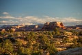 Spectacular landscapes of Canyonlands National park, needles in the sky, in Utah, USA Royalty Free Stock Photo