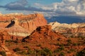 Spectacular landscapes of Capitol reef National park in Utah, US