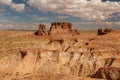 Spectacular landscapes at the entrance to Goblin valley state pa