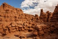 Spectacular landscapes of Goblin valley state park in Utah, USA Royalty Free Stock Photo