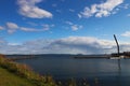 Spectacular lookout into Lake Superior - Thunder Bay Marina, Ontario, Canada Royalty Free Stock Photo