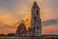 Spectacular medieval temple ruin