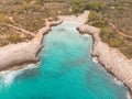 Beautiful turquoise beach in Menorca