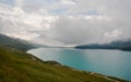 Spectacular Mont-Cenis lake and barrage, France