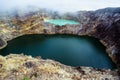 Kelimutu, three-clour-lake volcano, Flores, Indoneaia