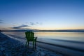 Spectacular Ocean Sunrise View With A Chair Awaits