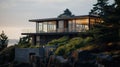 Spectacular Ocean View House With Vray Tracing And Vancouver School Style