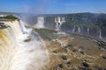 Spectacular Overview of a the Iguazu Falls Waterfall Complex