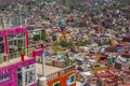 Spectacular Panorama Landscape Above the City of Guanajuato, Mexico