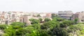 Spectacular panorama of Rome, Italy