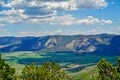 Panoramic View of Colorado Mountain Range Royalty Free Stock Photo