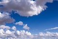Southwest partly cloudy sky Royalty Free Stock Photo