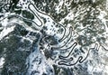 Spectacular pass road in Swiss Alps - Maloja Pass in Grison, Switzerland