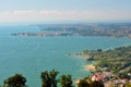 Spectacular picturesque view on Lindau on Lake Bodensee, Germany Royalty Free Stock Photo