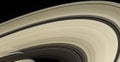 The spectacular rings of the Planet Saturn. Elements of this image were furnished by NASA Royalty Free Stock Photo