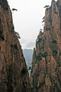 Spectacular rocks and peaks of Huang Shan Mountains Royalty Free Stock Photo