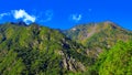 Spectacular rolling mountain peaks, in Taroko National Park, Tianxiang Recreation Area
