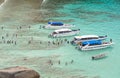 Spectacular scene from Sail rock view point Similan Island Royalty Free Stock Photo