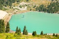 Spectacular scenic Big Almaty Lake ,Tien Shan Mountains in Almaty, Kazakhstan,Asia