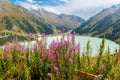 Spectacular scenic Big Almaty Lake ,Tien Shan Mountains in Almaty, Kazakhstan,Asia