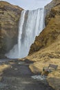 The spectacular SkÃ³gafoss Waterfall in South-Iceland.