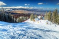 Spectacular ski resort in the Carpathians,Poiana Brasov,Romania,Europe