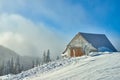 Spectacular ski slopes in the Carpathians,Poiana Brasov ski resort,Transylvania,Romania,Europe Royalty Free Stock Photo