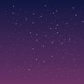 Spectacular sky with stars. Starry sky, sunset sky. Vector illustration Royalty Free Stock Photo