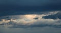 Spectacular storm sky. Natural background Royalty Free Stock Photo