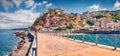 Spectacular summer cityscape of Pizzo town, Province of Vibo Valentia, Italy, Europe.