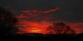 Spectacular sunrise, Great Smoky Mountains, raw unedited photo by J Whittington Royalty Free Stock Photo