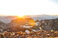 Spectacular sunrise at HochkÃÂ¶nig mountain - Austria