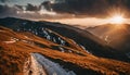 Spectacular Sunrise in Romania\'s Alpine Highlands