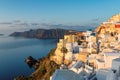 Spectacular sunrise at Santorini island, Greece Royalty Free Stock Photo