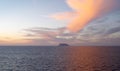 Spectacular sunset on Mar de Cortes