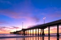 Spectacular Sunset at Venice Beach California Royalty Free Stock Photo