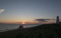 Sunset Viewed From Cedar Dunes Provincial Park in Prince Edward Island Royalty Free Stock Photo