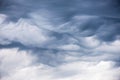 Spectacular Undulatus Asperatus Clouds with dark blue textures and undulating ripples and waves of light