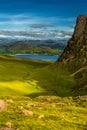 Spectacular Valley At Applecross Pass With River Allt a`Chumhaing In Scotland