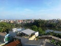 Spectacular Vietnam Hue Cityscape Landscape Panoramic View Rooftop Blue Sky Nature